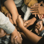 group of intersecting hands - GTWC intersectionality blog image