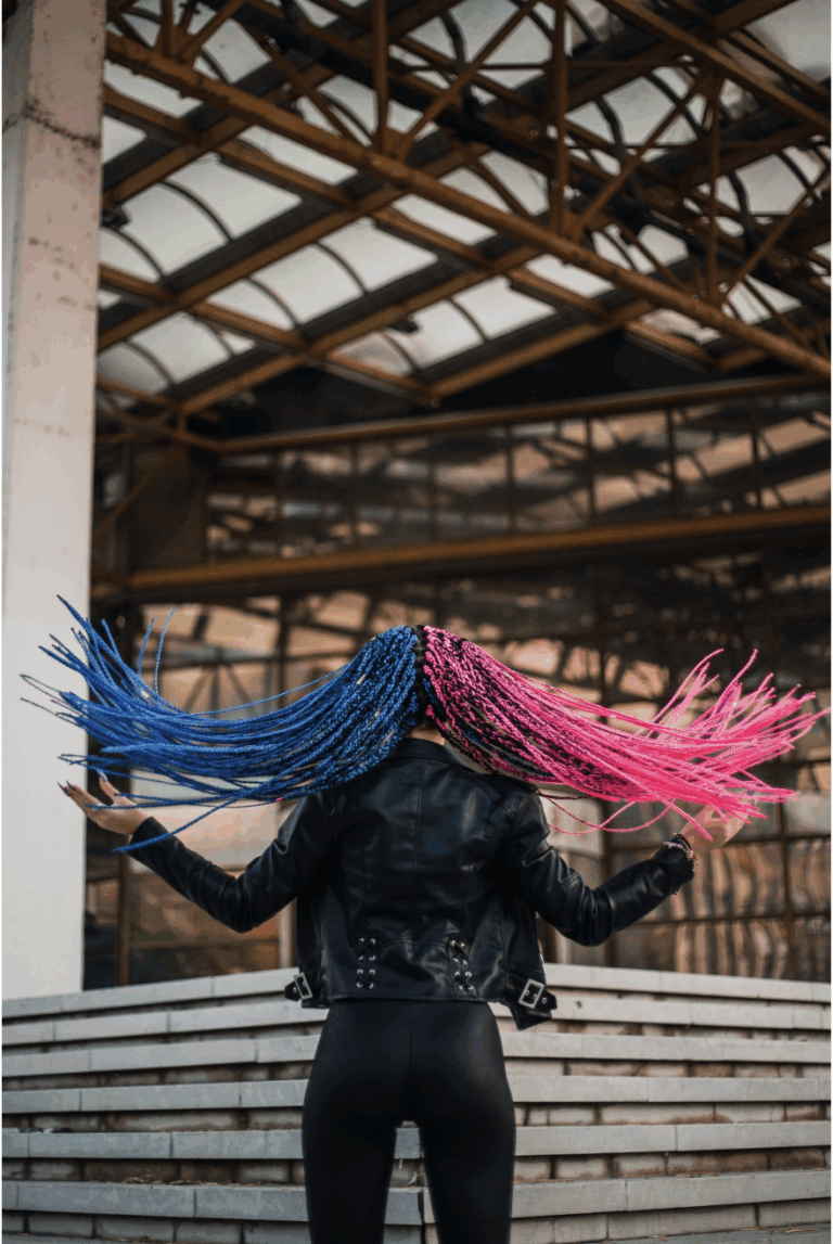 woman with blue and pink braids - gtwc new professionalism