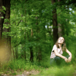 healing with nature - GTWC blog image woman sitting in nature